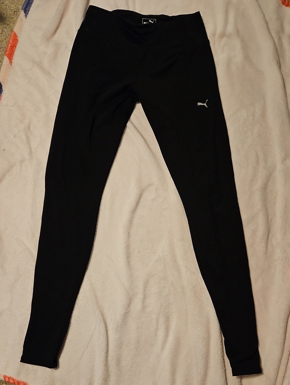 Puma Black High-Waist Performance Leggings